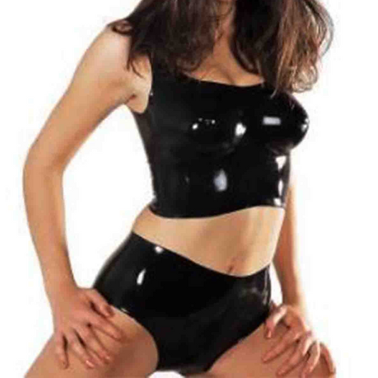 MONNIK Latex Suit Tight women - Front view - MONNIK Silhouet Collection
