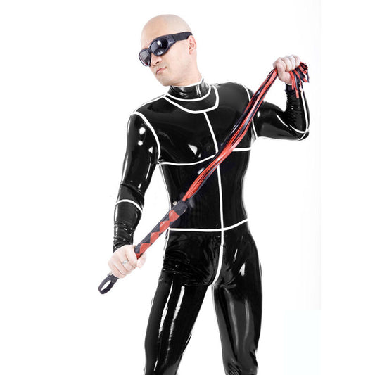 MONNIK Latex catsuit Tight men - Front view - MONNIK Silhouet Collection