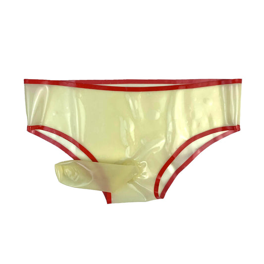 MONNIK | Silhouet Collection: MONNIK Latex Transparent and Red