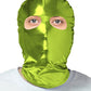 Lycra Masken Spandex Hoods Shiny Metallic Open Eyes Masks Costumes Cosplay Accessories