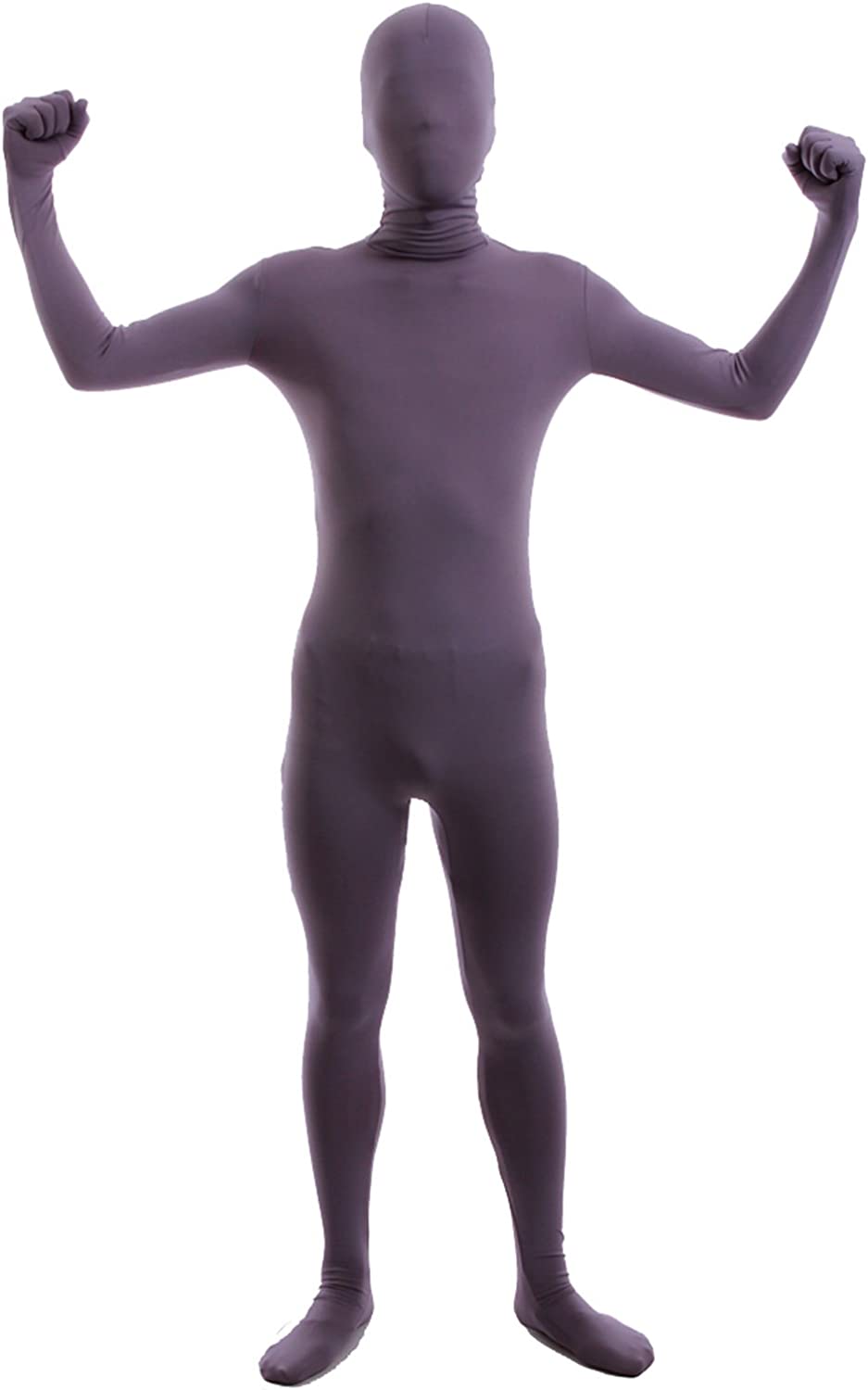 New Adult Full Body Zentai Suit Costume For Halloween Men Second Sk