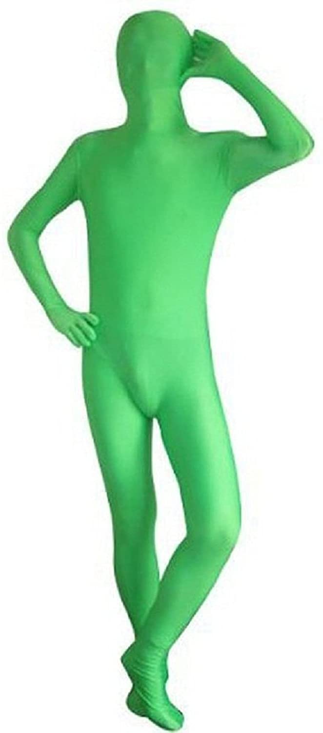 Full Body Greenman Suit - Lime Green Spandex One piece Lycra