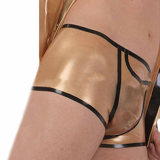 MONNIK | Silhouet Collection: MONNIK Latex Boxer Briefs Translucent