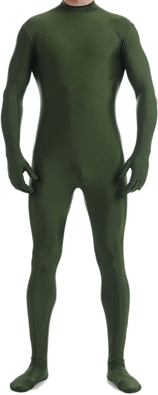 Unitard Skin-tight Solid Color Dance Wear for Adults and Children Spandex One piece Lycra Fabric