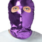 Lycra Masken Spandex Hoods Shiny Metallic Open Eyes Masks Costumes Cosplay Accessories