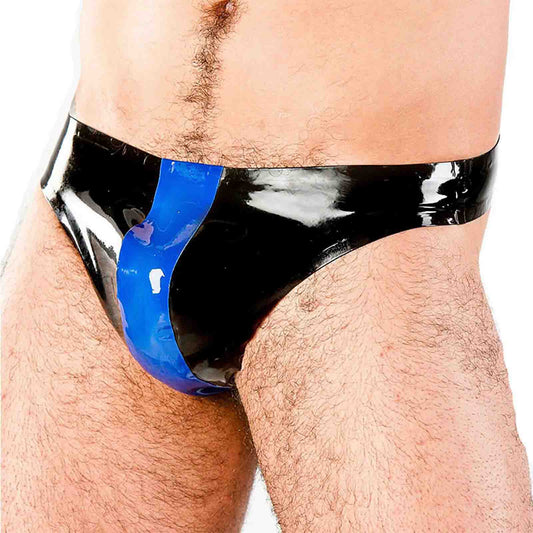 MONNIK | Silhouet Collection: MONNIK Black and Blue Stripe